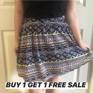 🌀B1G1 FREE🌀 Xhilaration Tribal Print Skirt